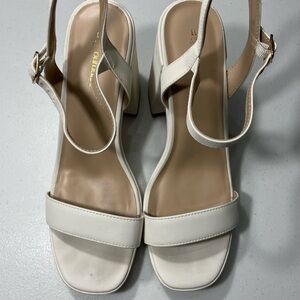 Burudani Chic White Women's Sandals Size 11 SB-80